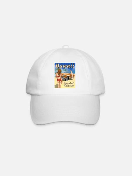 HAWAII Special Edition - Baseballkappe - Weiß/Weiß