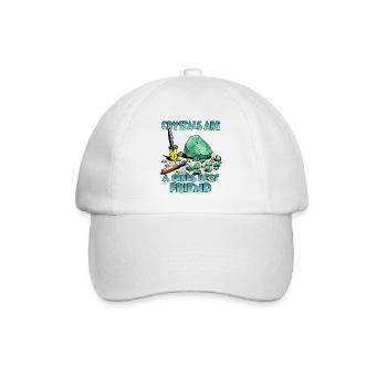 Kristall Glänzende Überraschungen zum Verschenken - Baseballkappe - Weiß/Weiß - Vorne