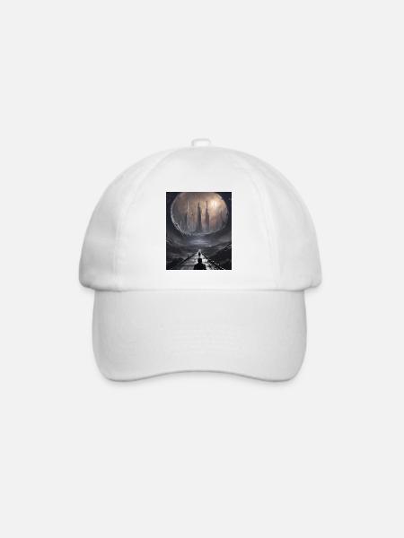 Astronomie - Baseballkappe - Weiß/Weiß
