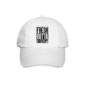 Frische Outta -Operation - Endoskopie - Baseballkappe - Weiß/Weiß - Vorne