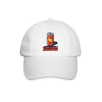 Sammle Soda-Dosen: Sammler Hobby - Baseballkappe - Weiß/Weiß - Vorne