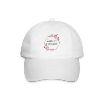 Infektiologin Ärztin Doktorin Beruf Geschenk - Baseballkappe - Weiß/Weiß - Vorne