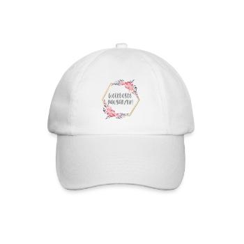 Hausärztin Ärztin Doktorin Beruf Geschenk - Baseballkappe - Weiß/Weiß - Vorne