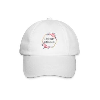 Kardiologin Ärztin Doktorin Beruf Geschenk - Baseballkappe - Weiß/Weiß - Vorne