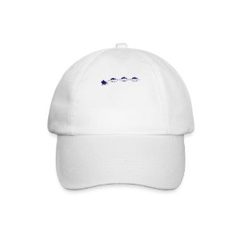 Ufo Rentiere Schlittenfahrt Weihnachtsflug - Baseballkappe - Weiß/Weiß - Vorne