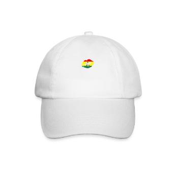 Ghana Flagge Land Einheimische Abstammung Stolz Frauen - Baseballkappe - Weiß/Weiß - Vorne