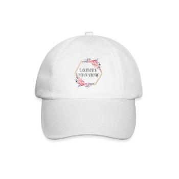 Pneumologin Ärztin Doktorin Beruf Geschenk - Baseballkappe - Weiß/Weiß - Vorne