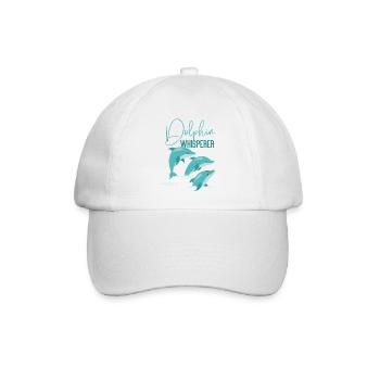 Dolphin Dolphin Whisperer - Baseballkappe - Weiß/Weiß - Vorne