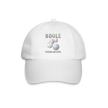 BOULE FREUDE AM SPIEL - Baseballkappe - Weiß/Weiß - Vorne