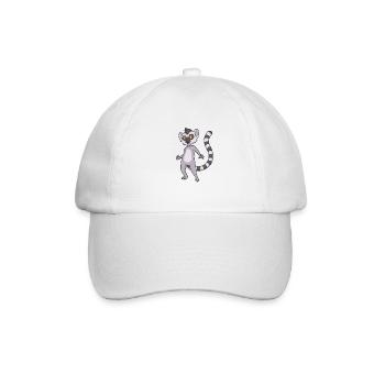 Kawaii Katta - Baseballkappe - Weiß/Weiß - Vorne