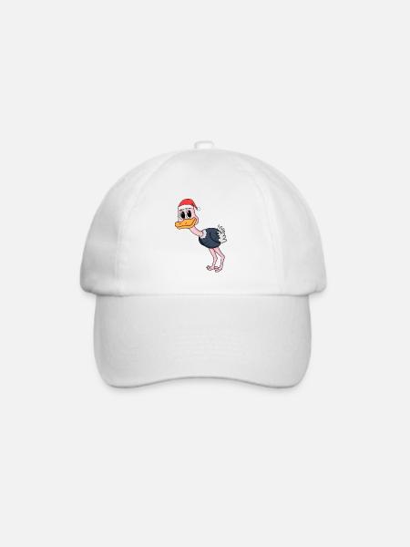 Strauß Weihnachten - Baseballkappe - Weiß/Weiß