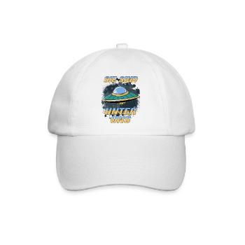 UFO SIE SIND UNTER UNS - Baseballkappe - Weiß/Weiß - Vorne