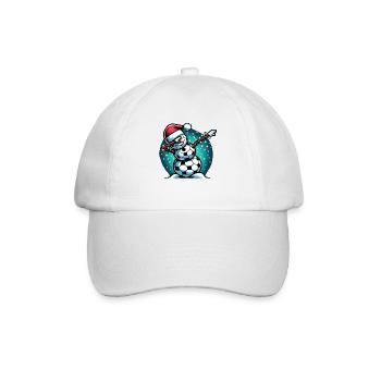Schneemann Dabbing Schneemann Dab Schneemänner - Baseballkappe - Weiß/Weiß - Vorne