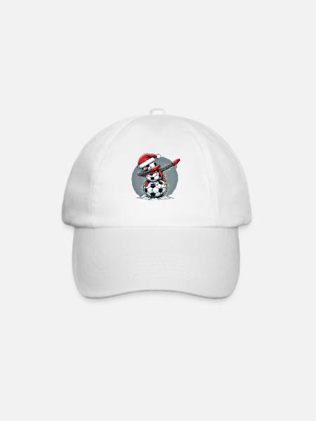 Schneemann Dabbing Schneemann Dab Schneemänner - Baseballkappe - Weiß/Weiß