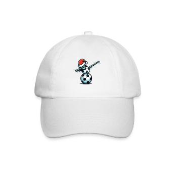 Schneemann Dabbing Schneemann Dab Schneemänner - Baseballkappe - Weiß/Weiß - Vorne