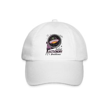 Taktischer Astronomie-Praktiker - Baseballkappe - Weiß/Weiß - Vorne