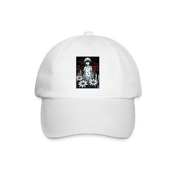Schwere Melancholie oder Schlaflosigkeit - Baseballkappe - Weiß/Weiß - Vorne