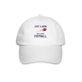 Football Mama Highlight - Baseballkappe - Weiß/Weiß - Vorne