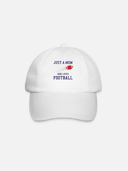 Football Mama Highlight - Baseballkappe - Weiß/Weiß