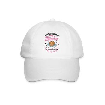 Leberkas Mädchen Leberkäse Fleischkäse - Baseballkappe - Weiß/Weiß - Vorne
