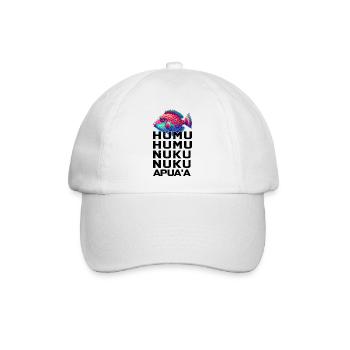 Humuhumunukunukuapua'a Hawaiianischer - Baseballkappe - Weiß/Weiß - Vorne
