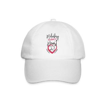Nurse Midwife Birth Worker - Baseballkappe - Weiß/Weiß - Vorne