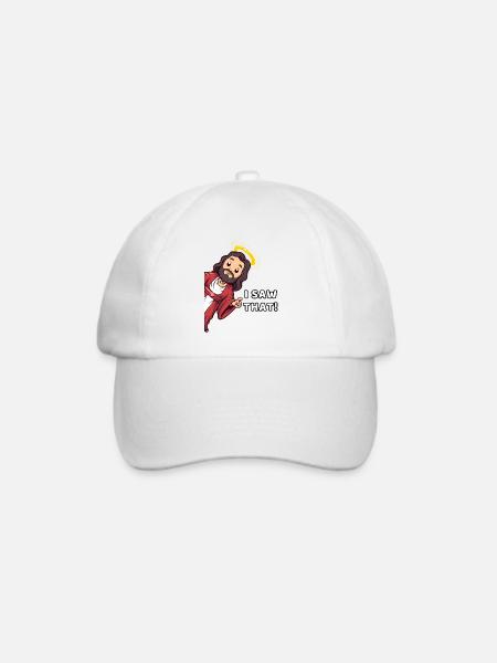 Das habe ich gesehen - Baseballkappe - Weiß/Weiß