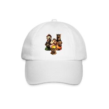 Freunde für alle Felle - Baseballkappe - Weiß/Weiß - Vorne