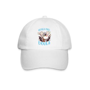 Doula Birth Worker Koala - Baseballkappe - Weiß/Weiß - Vorne
