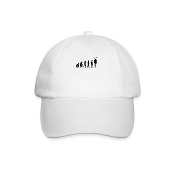 Geräteturnen T-Shirt Turner Geschenk Ringe Turnen - Baseballkappe - Weiß/Weiß - Vorne