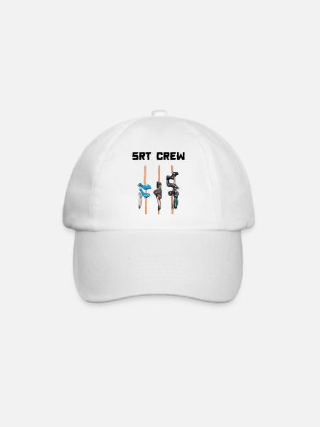 SRT Crew - Baseballkappe - Weiß/Weiß