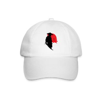 Samurai Geist Krieger Stolz Ehre Tradition - Baseballkappe - Weiß/Weiß - Vorne
