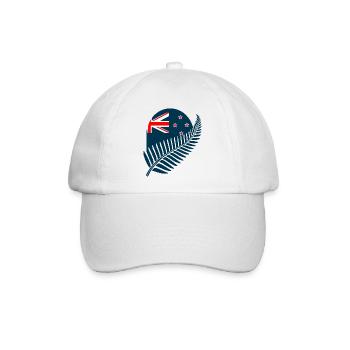 Neuseeland Aotearoa Kiwi 2 - Baseballkappe - Weiß/Weiß - Vorne