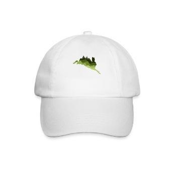 Hase Waldgeist - Natur Harmonie - Baseballkappe - Weiß/Weiß - Vorne