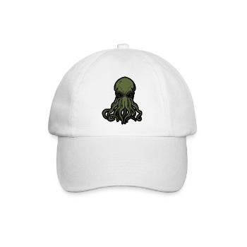 Cthulhu! Die Sterne haben endlich recht! - Baseballkappe - Weiß/Weiß - Vorne
