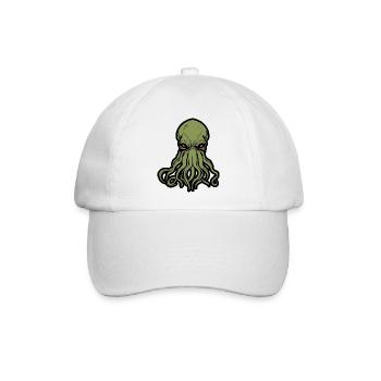 Cthulhu! Die Sterne haben endlich recht! - Baseballkappe - Weiß/Weiß - Vorne