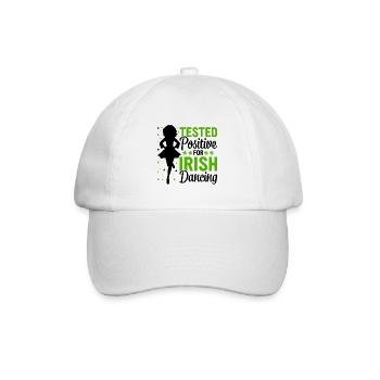 Irischer Tanz Irisches Tanzen - Baseballkappe - Weiß/Weiß - Vorne