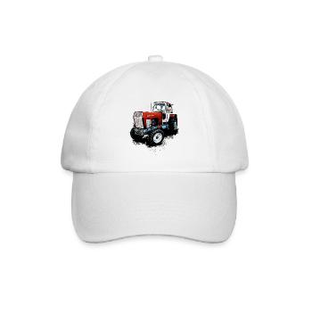 Fortschritt Traktor ZT 300 - Baseballkappe - Weiß/Weiß - Vorne
