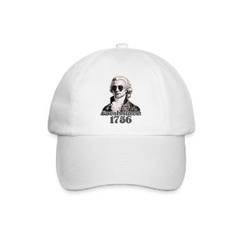 Frischer Mozart - Baseballkappe - Weiß/Weiß - Vorne