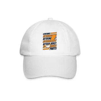 Enthält Aftermarket-Teile: Prothese, Fuß, Bein - Baseballkappe - Weiß/Weiß - Vorne