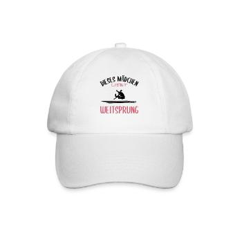 Weitsprung-Liebe - Baseballkappe - Weiß/Weiß - Vorne