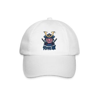 Shogun Samurai Schwein - Baseballkappe - Weiß/Weiß - Vorne