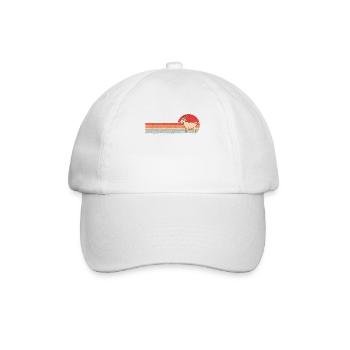 Ziegen Retro Ziegenwirt Vintage Ziege - Baseballkappe - Weiß/Weiß - Vorne