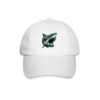 Hai - Baseballkappe - Weiß/Weiß - Vorne