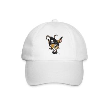 Gazelle Hirsch Pirat - Baseballkappe - Weiß/Weiß - Vorne