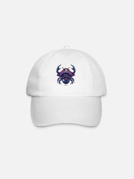 Der erstaunliche Mistkäfer Pirat - Baseballkappe - Weiß/Weiß