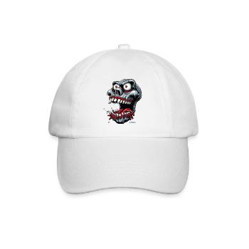 Niemals komplett durchdrehen II - Baseballkappe - Weiß/Weiß - Vorne