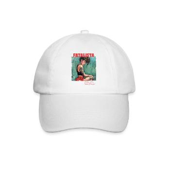 Femme Fatal Fatalista Beauty with a Touch Danger - Baseballkappe - Weiß/Weiß - Vorne