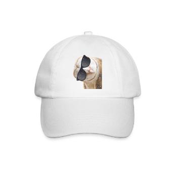 Cool Bird Uhu Kuckuck Kauz Käuzchen Sonnenbrille - Baseballkappe - Weiß/Weiß - Vorne