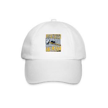 Frag mich, wie ich das Haus der Heimwerker sprenge - Baseballkappe - Weiß/Weiß - Vorne